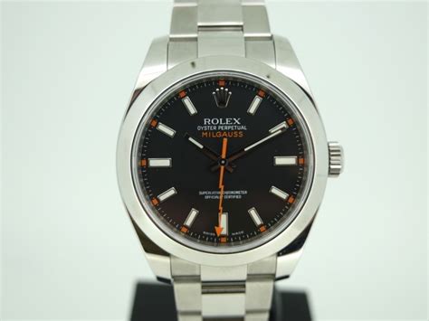 rolex milgauss matte black|Rolex Milgauss pre owned.